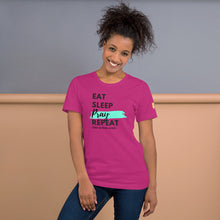 Load image into Gallery viewer, EAT SLEEP PRAY REPEAT SOLID Short-Sleeve Unisex T-Shirt