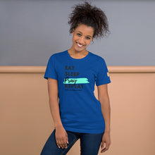 Load image into Gallery viewer, EAT SLEEP PRAY REPEAT SOLID Short-Sleeve Unisex T-Shirt